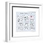 Proposed Facebook Buttons-Reza Farazmand-Framed Art Print