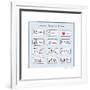 Proposed Facebook Buttons-Reza Farazmand-Framed Art Print