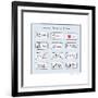 Proposed Facebook Buttons-Reza Farazmand-Framed Art Print