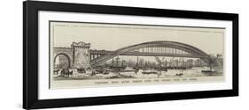 Proposed High Level Bridge over the Thames Near the Tower-null-Framed Giclee Print