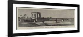 Proposed Iron Railway Bridge across the Nile at Mansurah-null-Framed Giclee Print