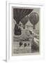 Proposed Method of Reaching the North Pole by Balloons, Balloons Starting, Balloons at Anchor-William Bazett Murray-Framed Giclee Print