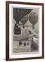 Proposed Method of Reaching the North Pole by Balloons, Balloons Starting, Balloons at Anchor-William Bazett Murray-Framed Giclee Print