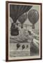 Proposed Method of Reaching the North Pole by Balloons, Balloons Starting, Balloons at Anchor-William Bazett Murray-Framed Giclee Print