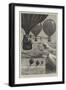 Proposed Method of Reaching the North Pole by Balloons, Balloons Starting, Balloons at Anchor-William Bazett Murray-Framed Giclee Print