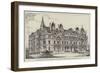 Proposed Post Office, Liverpool, Foundation-Stone Laid by the Duke of York-null-Framed Giclee Print