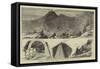 Proposed Railway from Naples to Crater of Mount Vesuvius-null-Framed Stretched Canvas