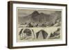 Proposed Railway from Naples to Crater of Mount Vesuvius-null-Framed Giclee Print