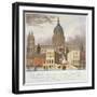 Proposed Riverfront Access to St Paul's Cathedral, City of London, 1826-GS Tregear-Framed Giclee Print