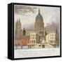 Proposed Riverfront Access to St Paul's Cathedral, City of London, 1826-GS Tregear-Framed Stretched Canvas