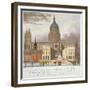 Proposed Riverfront Access to St Paul's Cathedral, City of London, 1826-GS Tregear-Framed Giclee Print