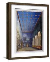 Proposed Scheme for Redecorating the Painted Chamber, Old Palace of Westminster, London, C1817-William Capon-Framed Giclee Print