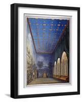 Proposed Scheme for Redecorating the Painted Chamber, Old Palace of Westminster, London, C1817-William Capon-Framed Giclee Print