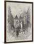 Proposed Site of the New Monumental Chapel, Westminster Abbey-Herbert Railton-Framed Giclee Print