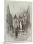 Proposed Site of the New Monumental Chapel, Westminster Abbey-Herbert Railton-Mounted Giclee Print
