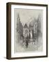 Proposed Site of the New Monumental Chapel, Westminster Abbey-Herbert Railton-Framed Giclee Print