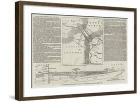 Proposed Tunnel Between England and France-null-Framed Giclee Print