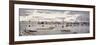 Proposed View of the River Thames, London, 1825-Thomas Mann Baynes-Framed Premium Giclee Print