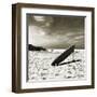 Propped Surfboard-Malcolm Sanders-Framed Giclee Print