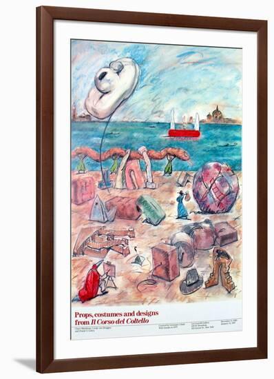 Props, Costumes and Designs-Claes Oldenburg-Framed Art Print