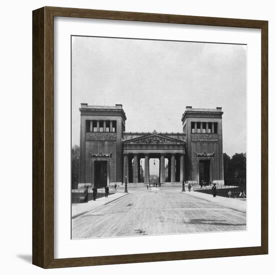 Propylaen, Munich, Germany, C1900-Wurthle & Sons-Framed Photographic Print