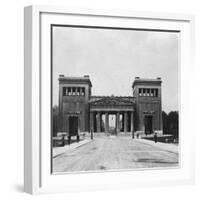 Propylaen, Munich, Germany, C1900-Wurthle & Sons-Framed Photographic Print