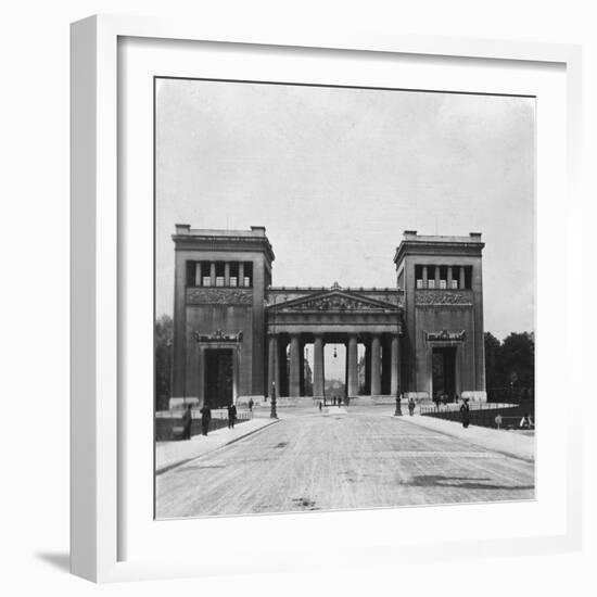 Propylaen, Munich, Germany, C1900-Wurthle & Sons-Framed Photographic Print