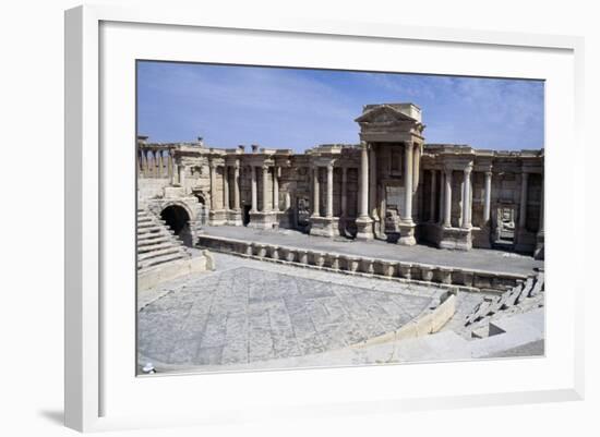 Proscenium of Theatre in Palmyra-null-Framed Photographic Print