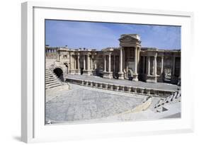 Proscenium of Theatre in Palmyra-null-Framed Photographic Print