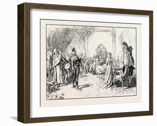 Proscribed: an Incident in the French Revolution 1796-Henry Gillard Glindoni-Framed Giclee Print