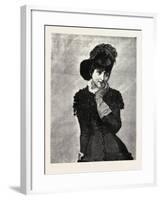 Prose, Lady, Fashion, 1882-null-Framed Giclee Print