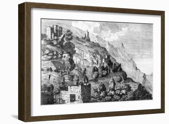 Prospect Amoung the Coffee Mountains of Yemen, from 'Travels Through Arabia' by Carsten Niebuhr-Daniel Lizars-Framed Giclee Print