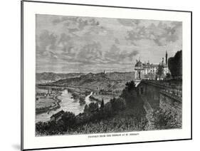 Prospect from the Terrace at St Germain, France, 1879-null-Mounted Giclee Print