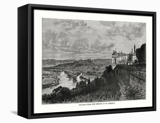 Prospect from the Terrace at St Germain, France, 1879-null-Framed Stretched Canvas