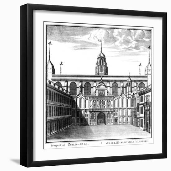 Prospect of Guildhall, City of London-null-Framed Giclee Print