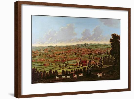 Prospect of Leeds, C.1800-Nathan Theodore Fielding-Framed Giclee Print