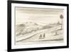 Prospect of Old Sarum from the West, 1723-William Stukeley-Framed Giclee Print