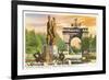 Prospect Park Entrance, Brooklyn, New York-null-Framed Art Print