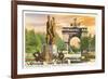 Prospect Park Entrance, Brooklyn, New York-null-Framed Premium Giclee Print