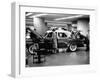 Prospective Buyers Looking over New Dodge Royal at Chrysler Show Room-Ralph Morse-Framed Photographic Print