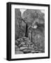 Prospector Chuck Aylor Searching in Superstition Mountains of Southern Ariz. for Lost Gold Mine-Bill Ray-Framed Premium Photographic Print