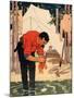 Prospector Cleaning Up after a Day's Work, C.1898-null-Mounted Giclee Print