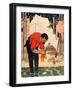 Prospector Cleaning Up after a Day's Work, C.1898-null-Framed Giclee Print