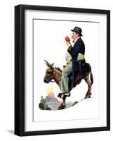 "Prospector", July 13,1929-Norman Rockwell-Framed Giclee Print