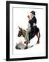 "Prospector", July 13,1929-Norman Rockwell-Framed Giclee Print