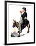 "Prospector", July 13,1929-Norman Rockwell-Framed Giclee Print