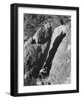 Prospector Travis Marlowe Searching Superstition Mountains of Southern, AZ, for Lost Gold Mine-Bill Ray-Framed Photographic Print