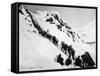 Prospectors Climbing the Chilkoot Pass During the Klondike Gold Rush-null-Framed Stretched Canvas