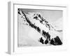 Prospectors Climbing the Chilkoot Pass During the Klondike Gold Rush-null-Framed Photographic Print