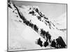 Prospectors Climbing the Chilkoot Pass During the Klondike Gold Rush-null-Mounted Photographic Print